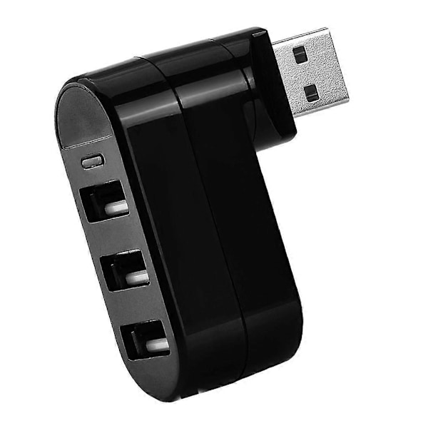 USB-jakaja-adapteri nopea tiedonsiirto, musta