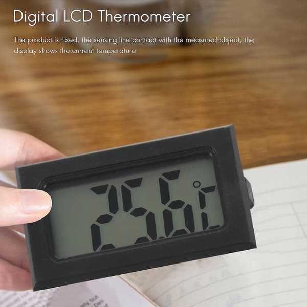 Ny digital LCD-termometer temperaturmätare sondsensor -50c till +110c intervall