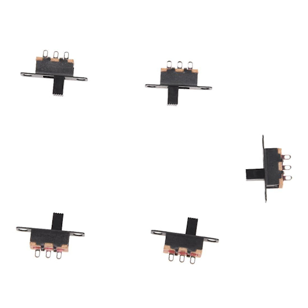 5 stk. 50V 0.5A 3 Ben 2 Positioner On/OFF 1P2T SPDT Skydekontakt 3 Ben
