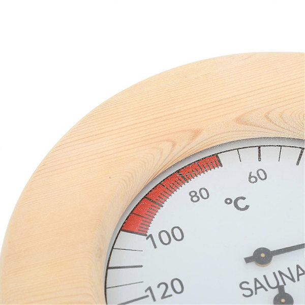 Bastu Hygrotermometer 2 i 1 Väggmonterad Realtidsövervakning Basturumstermometer och Hygrometer