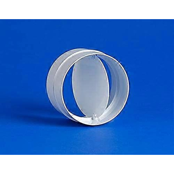 100mm Anslutning med backventil Rund ventilationsrör 100mm