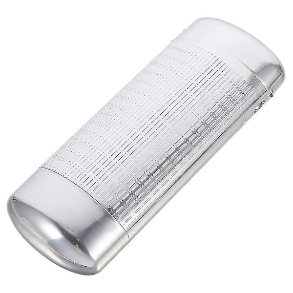 Solglasögonfodral Organizer Aluminium Hårdskal Spectacles Box Glasögonfodral Silver Bärbar