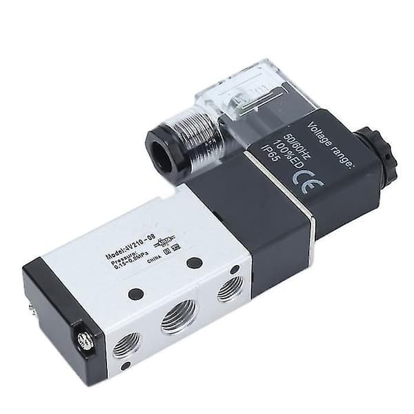 Pneumatisk Luftstyringsmagnetventil 4v210-08 Elektrisk Magnetventil Normal 2 Positioner 5 Vejs Drænventil