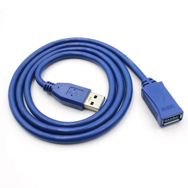 USB3.0 Han til Hun Forlængerkabel USB 3.0 Højhastigheds Data Overførselskabel med Skærm