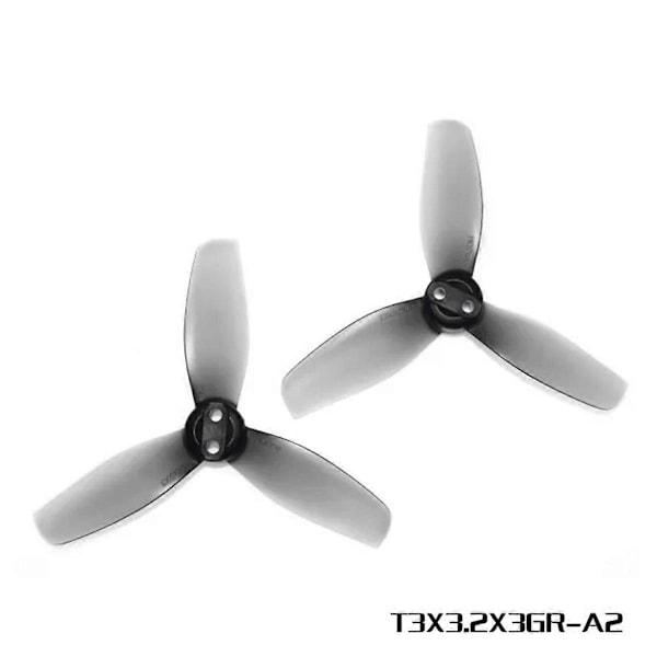 2 Par T3X3.2X3 3-bladiga Propeller 3 tum 2CW+2CCW PC Propeller för AVATA2 FPV Drönartillbehör Gra