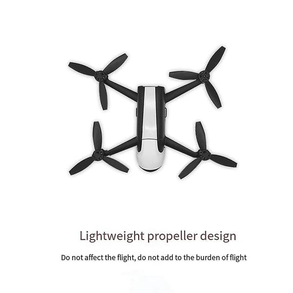 4 st Passar Parrot Bebop 2 Drönare Propellerblad Drönare Tillbehör Svart+röd