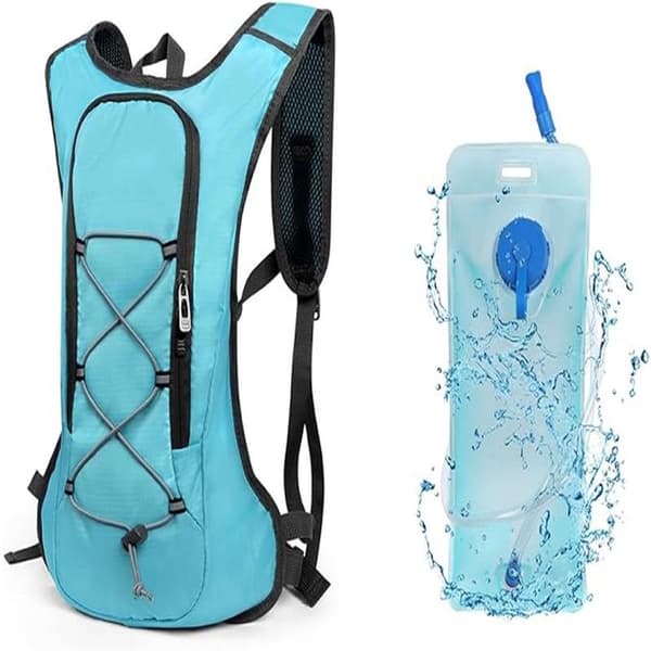 Backpack - Travel Backpack - Outdoor Sports Backpack - Hydration Backpack - Hiking Backpack - with 2L Water Bladder - Sports Backpack - Breathable