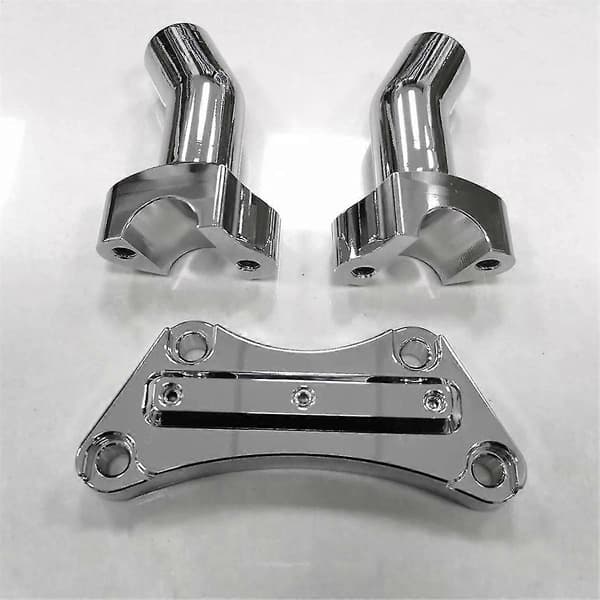 3-1/2 Tommers Pullback Styreforhøyere & Toppklemme Sett for Dyna Softail Fat Boy