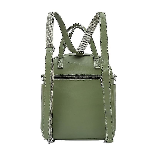 Dam Ryggsäck PU Läder Skolväska För Kvinnor Retro Mode Dragkedja Hög Kvalitet Skolväska Axelväska För Ungdom Ruchpacks Röd