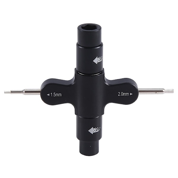 Super Quick Release -avain M5//M3 Avain 1,5 mm / 2,0 mm Kuusiokoloavain Quick Release -potkuri Mo