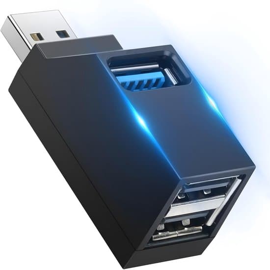 USB-hubb 3.0 USB-splitter 5 Gbit/s USB-distributör