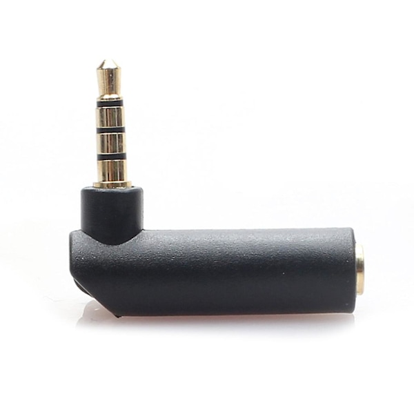 Headset Nettbrett MP3-spillere 3.5mm Vinkel Hann til Hunn Audio Adapter Kobling