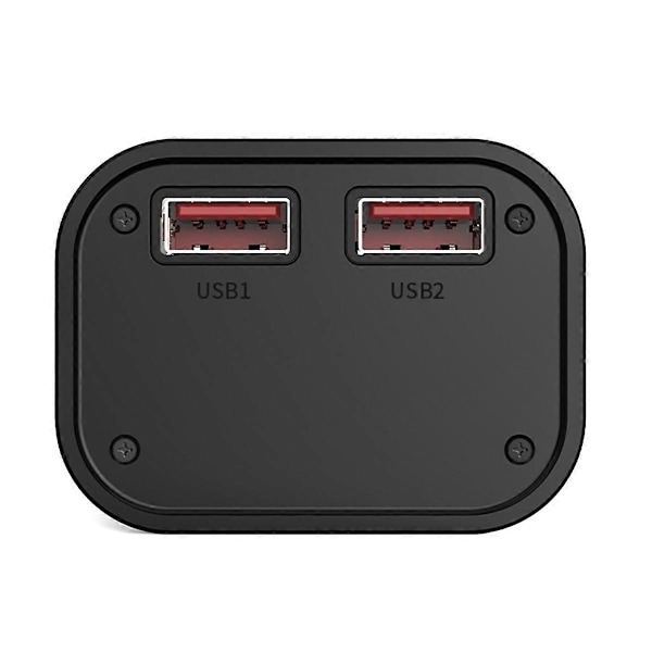 21700 Batterioppbevaringsboks 4 Spor DIY Power Bank Boks for 21700 Lader Dobbel USB-utgang TypeC Inngang