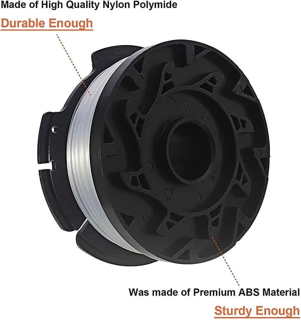 6-pakning A6481 A6485 Spoler For Black Decker Gressklippere