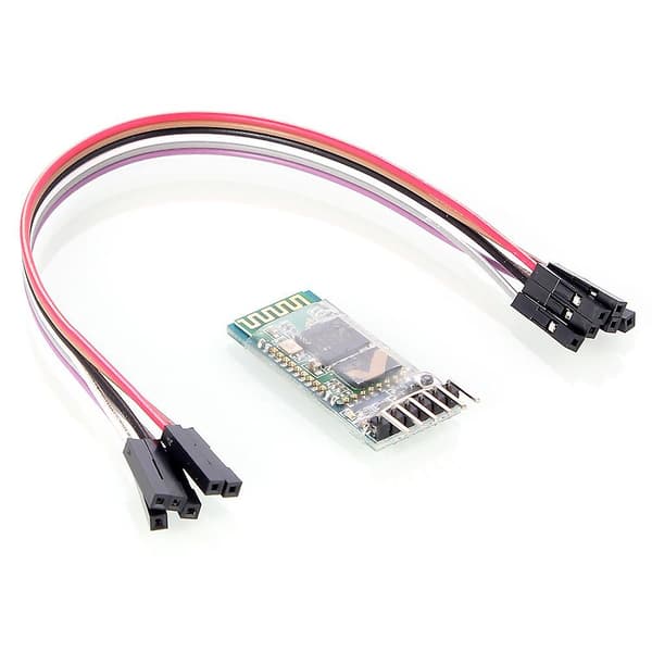 HC-05 RS232 Trådløs Seriel 6 Pin RF Transceiver Modul Master Slave med 6 Sæt Kabel Kompatibel til