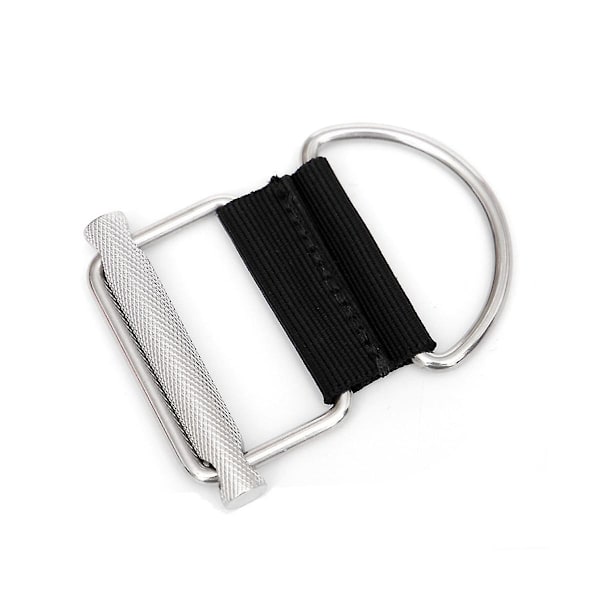 Rustfritt stål dykking sidemontering webbing stropp festespenne for 50mm webbing BCD tilbehør