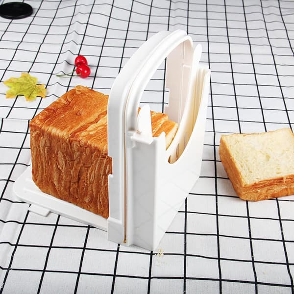 Brødskjærer - Sammenleggbar manuell brøddeler for toast og kaker