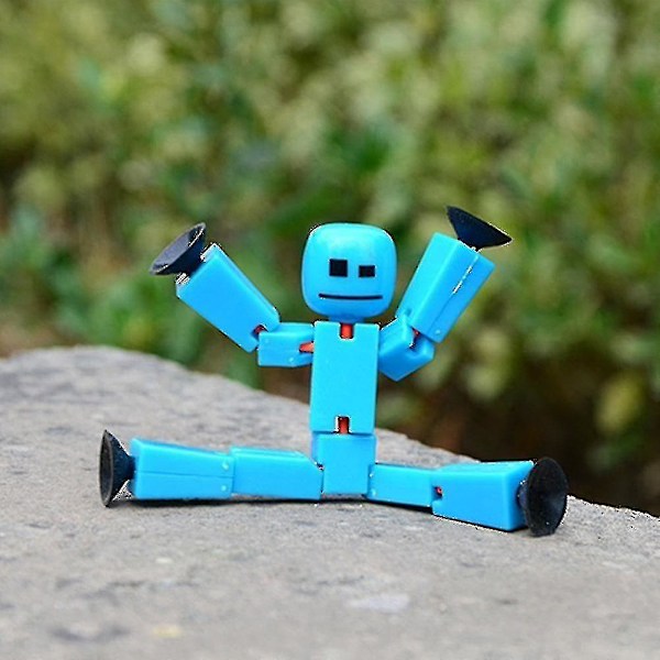 Äkta Boxade Stikbot Robot Stickbots Stop Motion Animation Höst Nya Färger