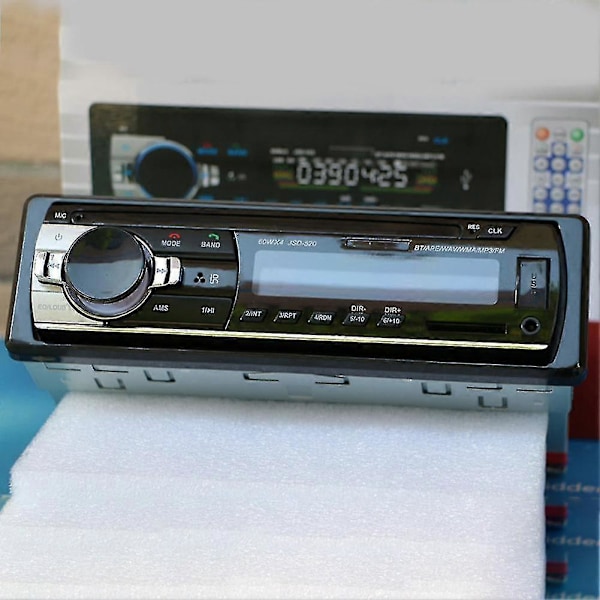 1 Din Bilstereo DVD CD-spelare MP3 USB SD FM AUX-in Inbyggd LCD-skärm