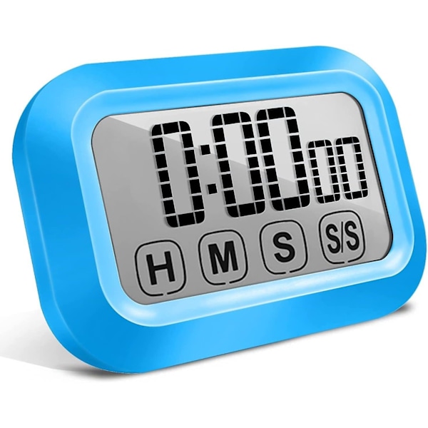 Digital Köktimer för Matlagning Pekskärm, Magnetisk Nedräkningstimer, Hög Volym, Stor LED-Skärm