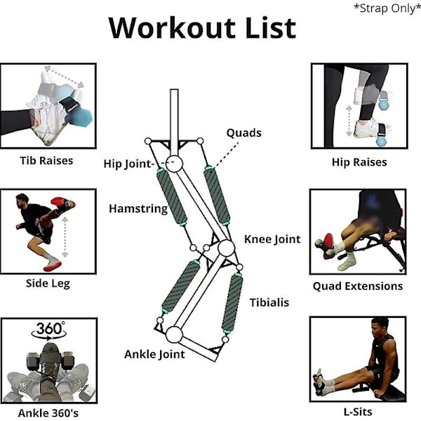 Tib Bar Udstyr til Tibialis Træner Knæ Over Tæer Tibia Dorsi Lægmaskine Monkey Feet Vægtløftning Tibialis Bar til Fitnesscenter