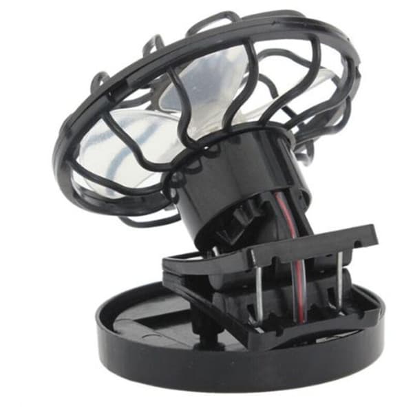 Mini bærbar solcelleventilator med klemme til sommer, solcelleventilator med klemme, lille solcelleventilator med klemme.