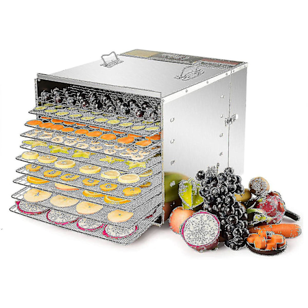 10 stk. Non-Stick Silikon Dehydratorark, Til Frugt Tørre Dumpling_l
