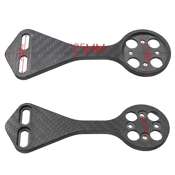 För F12 F MOST Styre Cykel Kolfiberstyre Kolfiber Datorfäste Stöd För Garmin Cateye Igpsp
