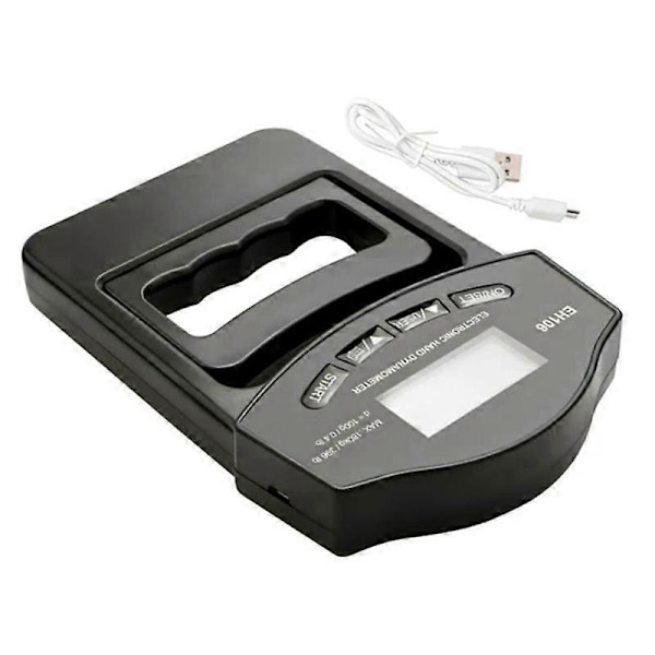 Grip Strength Tester, 396Lbs/180Kg Digital Hånddynamometer Grip Strength Meter USB LCD-skjerm Håndgrep Dynamometer 2025th