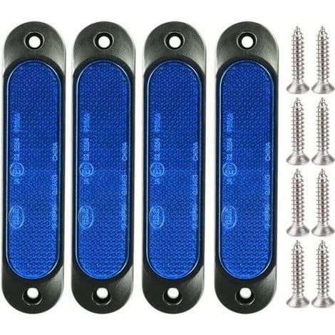 4 Stykker LED For- og Bagside Positionslys, 27 Blå, 10V-30V til Trailer, Lastbil, Bus