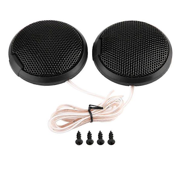 Musta 20W Mini-auton kaiutin Audio Pyöreä Liimattava Kaiutin Auton Kaiutin Liimalla