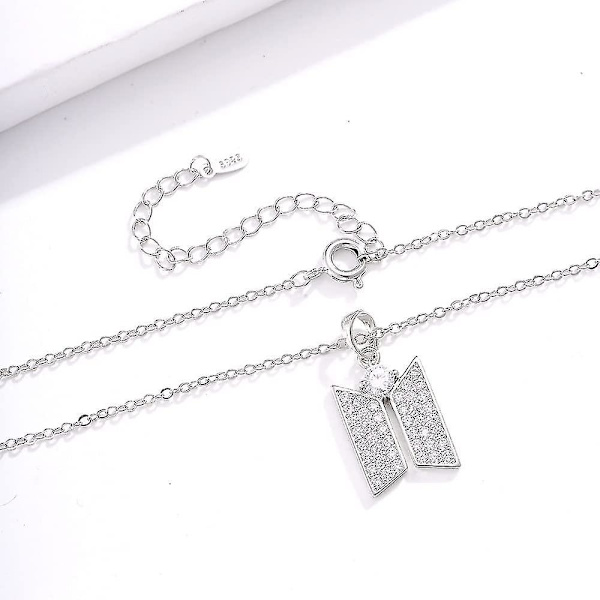 Kpop Bts Army Halsband Hänge Bts Bangtan Boys Cubic Zirconia Smycken Army Fans Gåvor För Kvinnor Flickor Pojkar Stil-01 - Guanguan