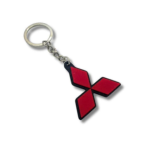 Nøglering nøglekæde emblem logo til Mitsubishi