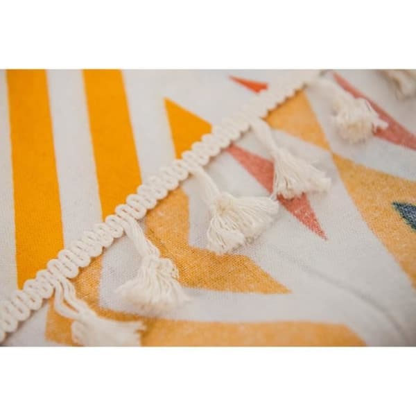 Bordsduk - Kvadratisk - 140x140cm - Vattentät - Beige Gul