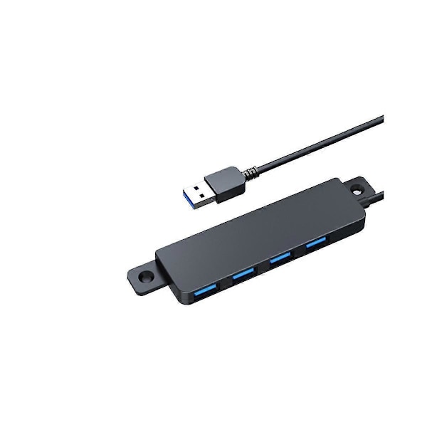 Usb-keskitin 3.0, Moni-Usb-jakaja, 4 Usb-porttia 3.0, Latausvirralla Älypuhelimille, Tietokoneille, Pro-Pc-keskitin