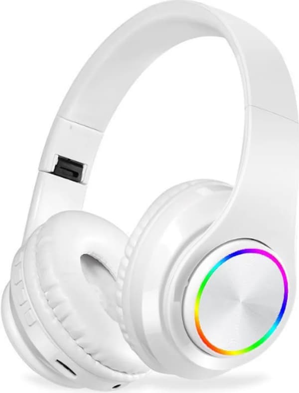 Bluetooth over-ear hovedtelefoner, trådløs surroundlyd, foldbare, håndfri, med mikrofon, hifi-stereo, understøtter Micro SD/TF/FM...