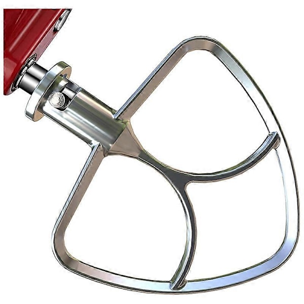 Platt visp i rostfritt stål för KitchenAid 4,5-5QT köksmaskiner