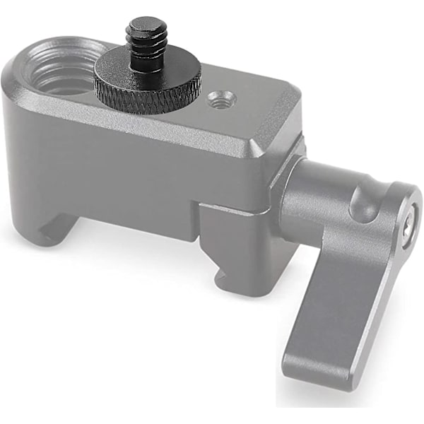 1/4\" Uros - 1/4\" Uros Jalustaruuvin Adapteri Kaksipuolinen Standardikiinnityskierremuunnin Kamerahäkin Kiinnitykseen (2 kpl)