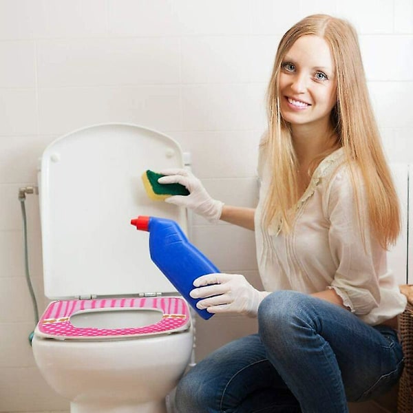 Talvinen lämmin WC-istuimen päällinen, mukava WC-istuimen pehmuste