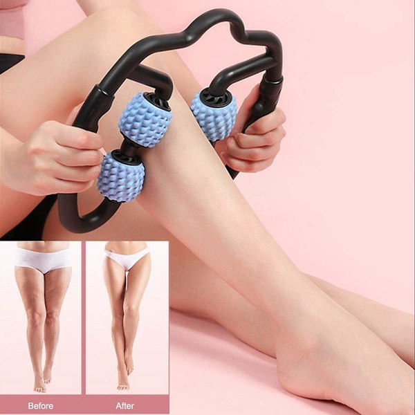 Skumrulle Massager, Vadskum Massageverktyg, Arm Smärtlindring, Stel Och Spända Muskler, Fascia Roller Blå