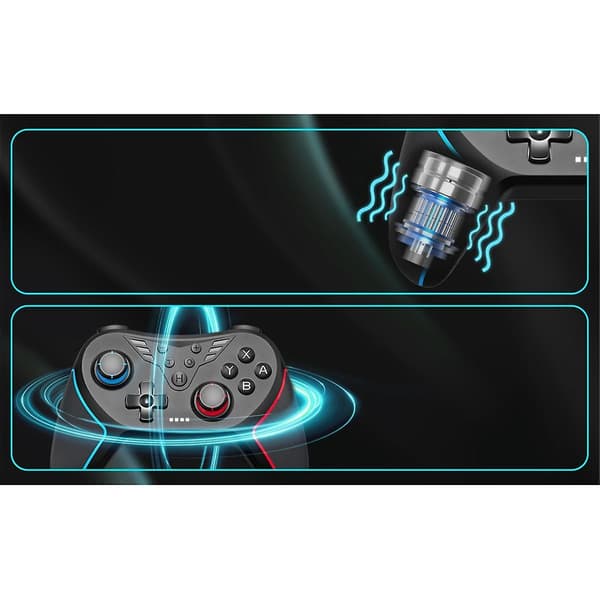 Til Switch Trådløs Bluetooth Gamepad Hall Rocker Makro Programmering Somatisk Computer Spil T43 Joyst
