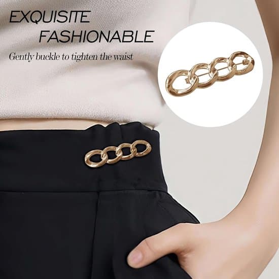 Adjustable Jean Buttons, No-Sew Required, Including Detachable Buttonholes, Perfect Fit and Removable Buttons for Instant Use.