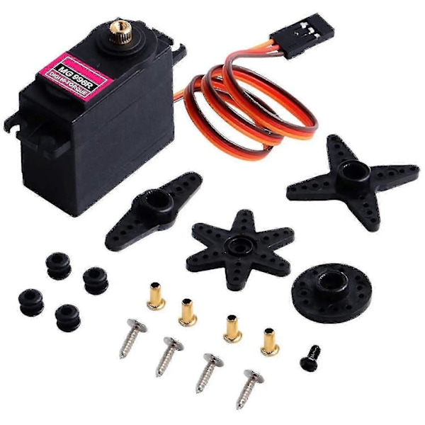 6-pack Mg996r Metall Digitala Växel Servo Motorer med Hornarm Kompatibel med Ardu