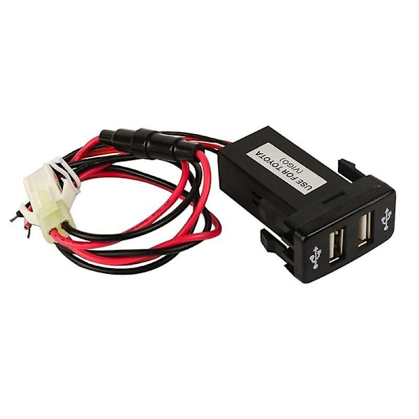 USB-lader for Toyota FJ Cruiser, 4Runner, Tacoma - Seriedeler Biltelefon Holdbar Bilinteriørtilbehør Bilstrømadapter