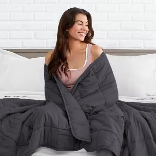 Vektdyne, anti-stress sensorisk teppe 150x200 cm, 6,8 kg, Gravity 6 + pose