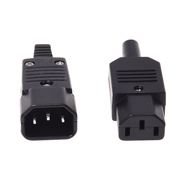 250v 10a Strømstik Iec 320 C14 Stik Til C13 Fatning