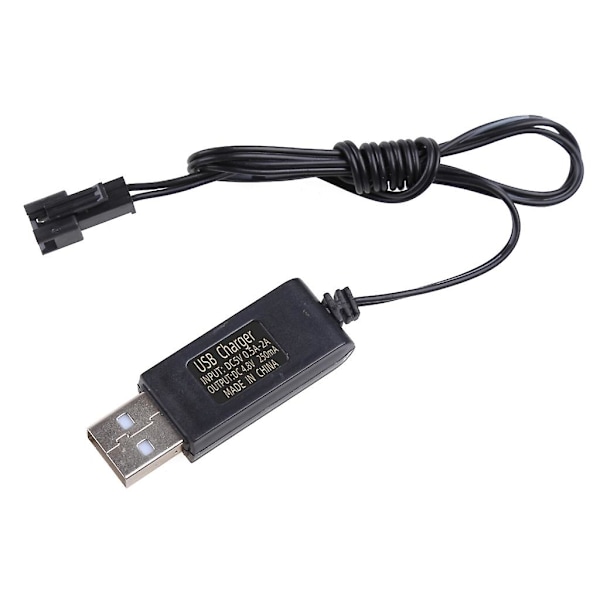 Laddningskabel Batteri USB-laddare Ni-cd Ni-mh Batteripaket Sm-2p Pluggadapter 4.8v 250ma Utgång Leksaker Bil