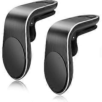 Magnetisk telefonholder for bil, luftventil, 2-pakning