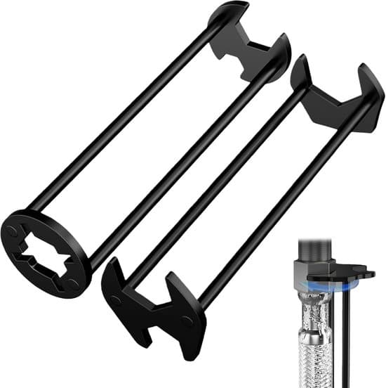 Multifunctional Sink Wrench, Faucet Tool, Universal Plumbing Tool Suitable for Kitchen, Bathroom, and Small Home Spaces.