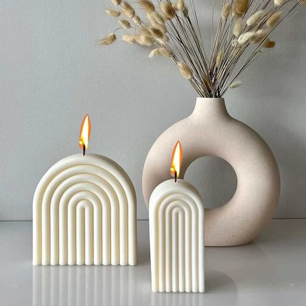 Candle Mold Candle U-Shape Arch 15cm